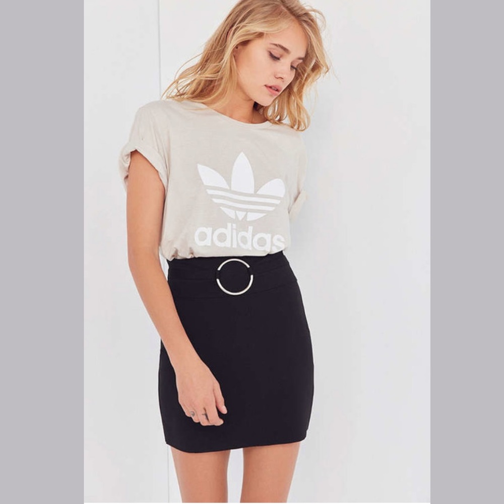 NWT Urban Outfitters o ring belt high waist skirt